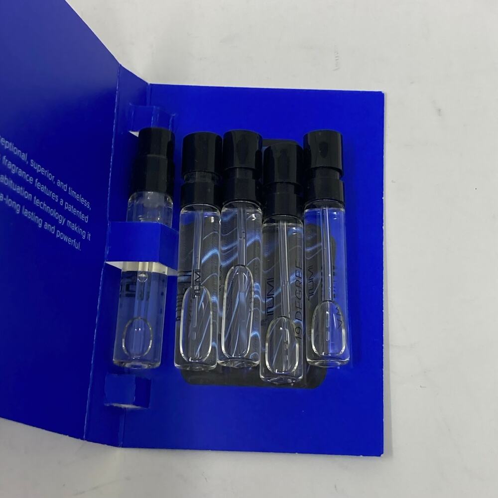 Tumi Dusk Extrait De Parfum, Kenetic X2, Awaken, 19 Degree Variety Pack Lot of 5
